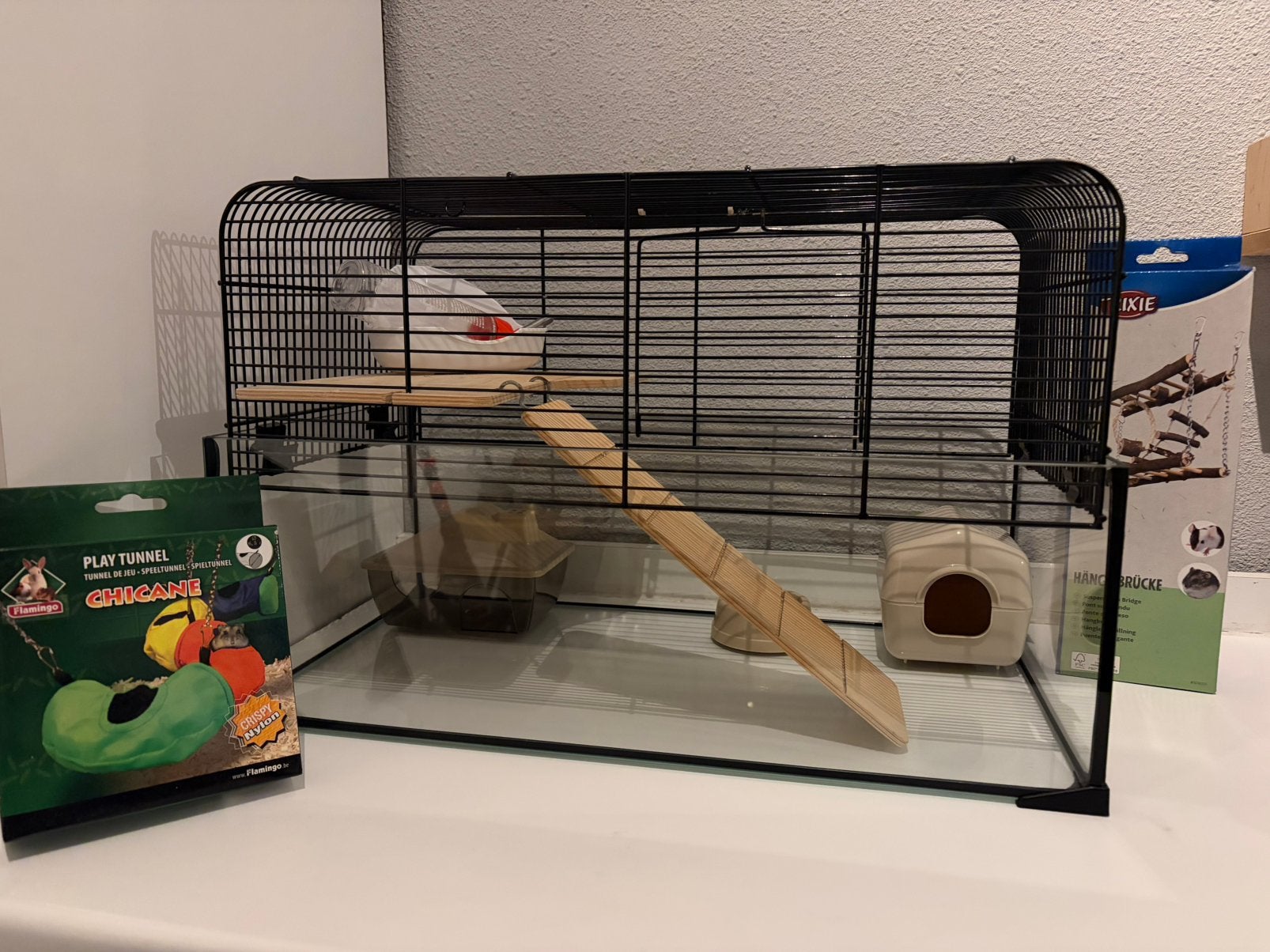 Interzoo hamsterkooi vision, Kooi, Minder dan 75 cm, Zo goed als nieuw, Ophalen