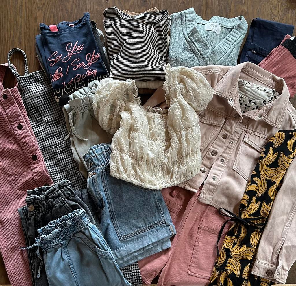 Kledingpakket Meisje 146/152, Kinderen en Baby's, Kinderkleding | Maat 146, Ophalen of Verzenden, Zo goed als nieuw, Meisje, Broek