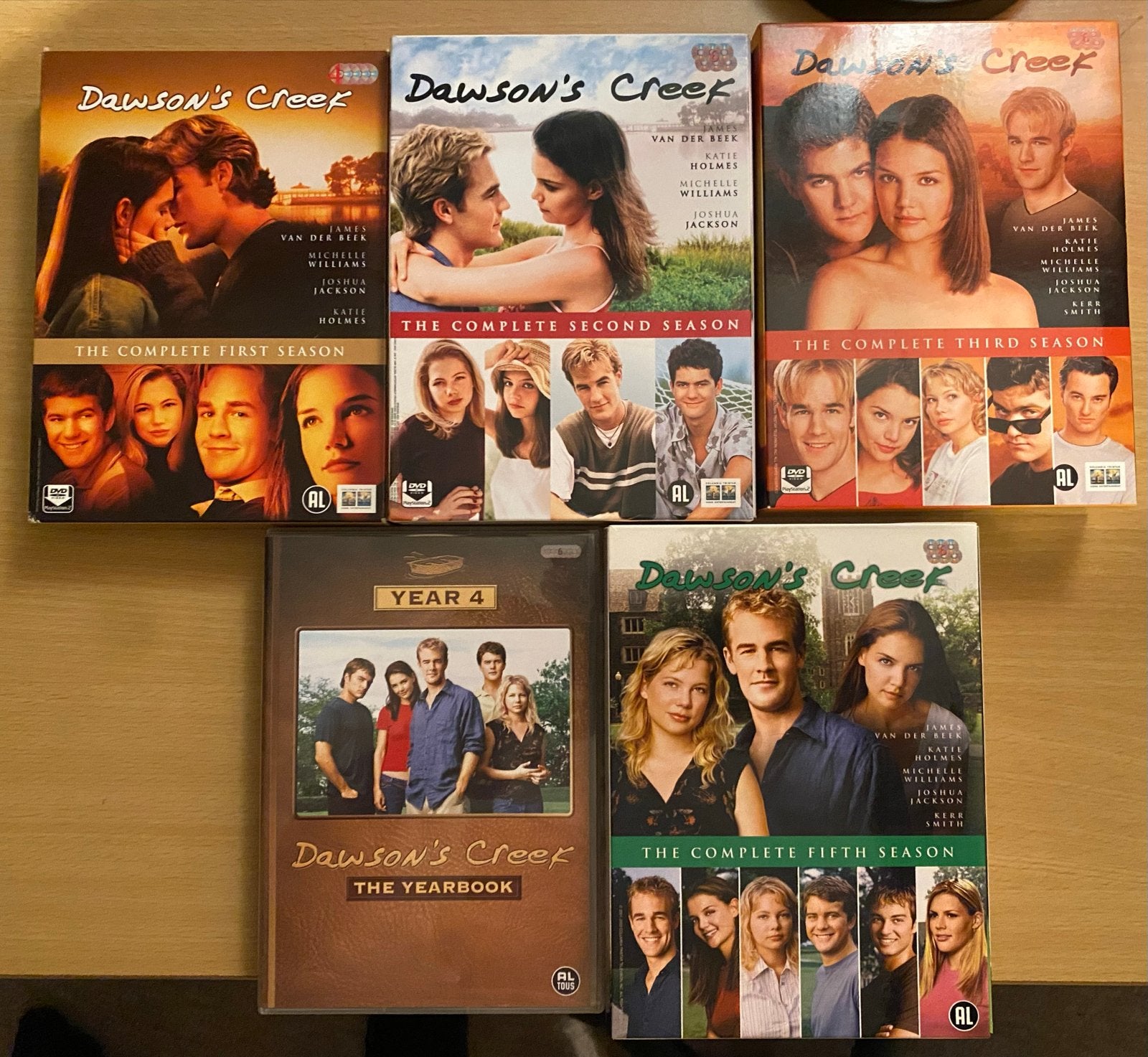 Dawson's Creek Complete Seizoenen 1, 2, 3, 4 & 5 DVD Boxset, Cd's en Dvd's, Nederlands, Drama, Ophalen of Verzenden, Vanaf 12 jaar