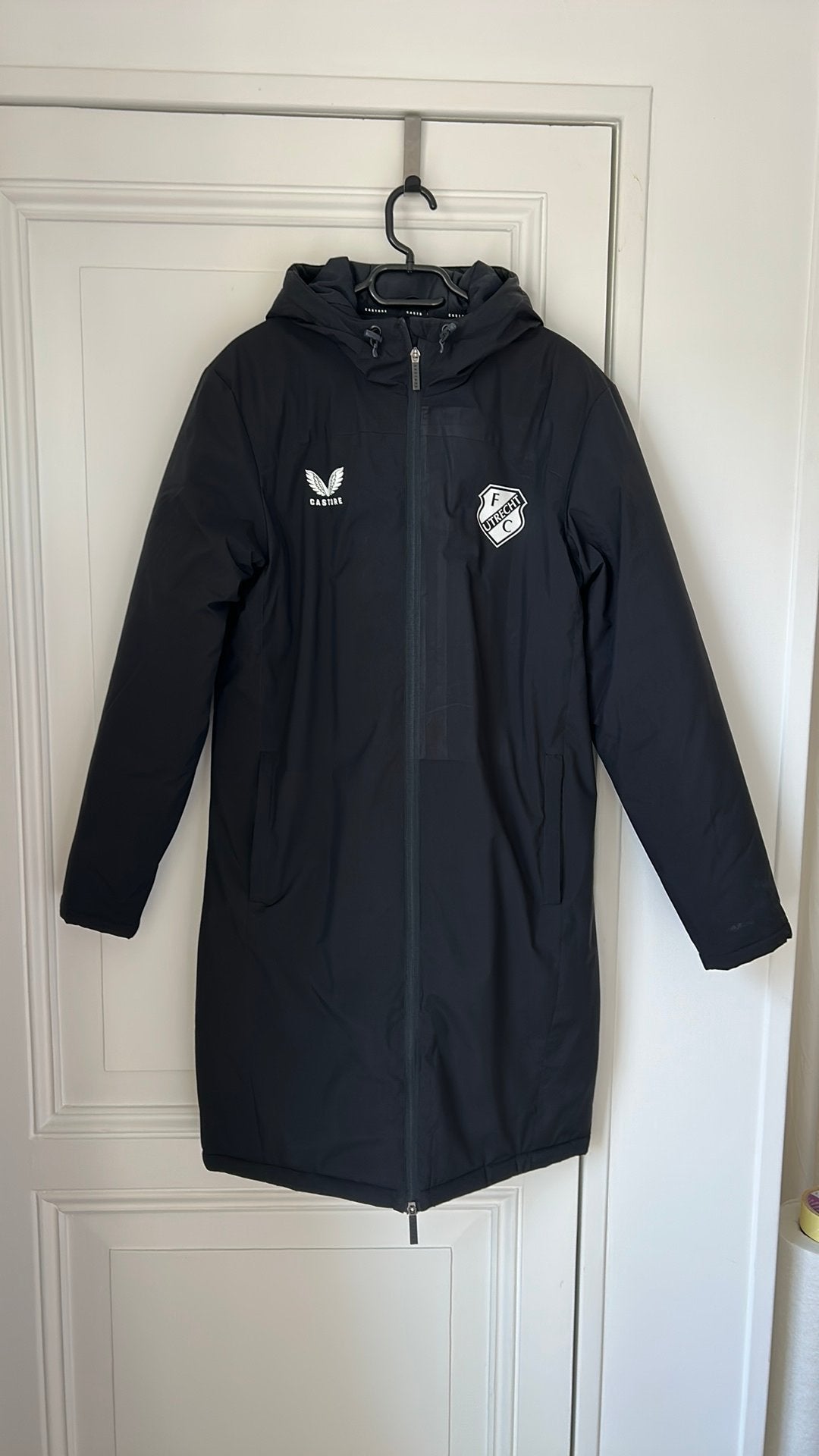 Winterjas FC Utrecht, Ophalen, Nieuw, Maat 46 (S) of kleiner, Zwart