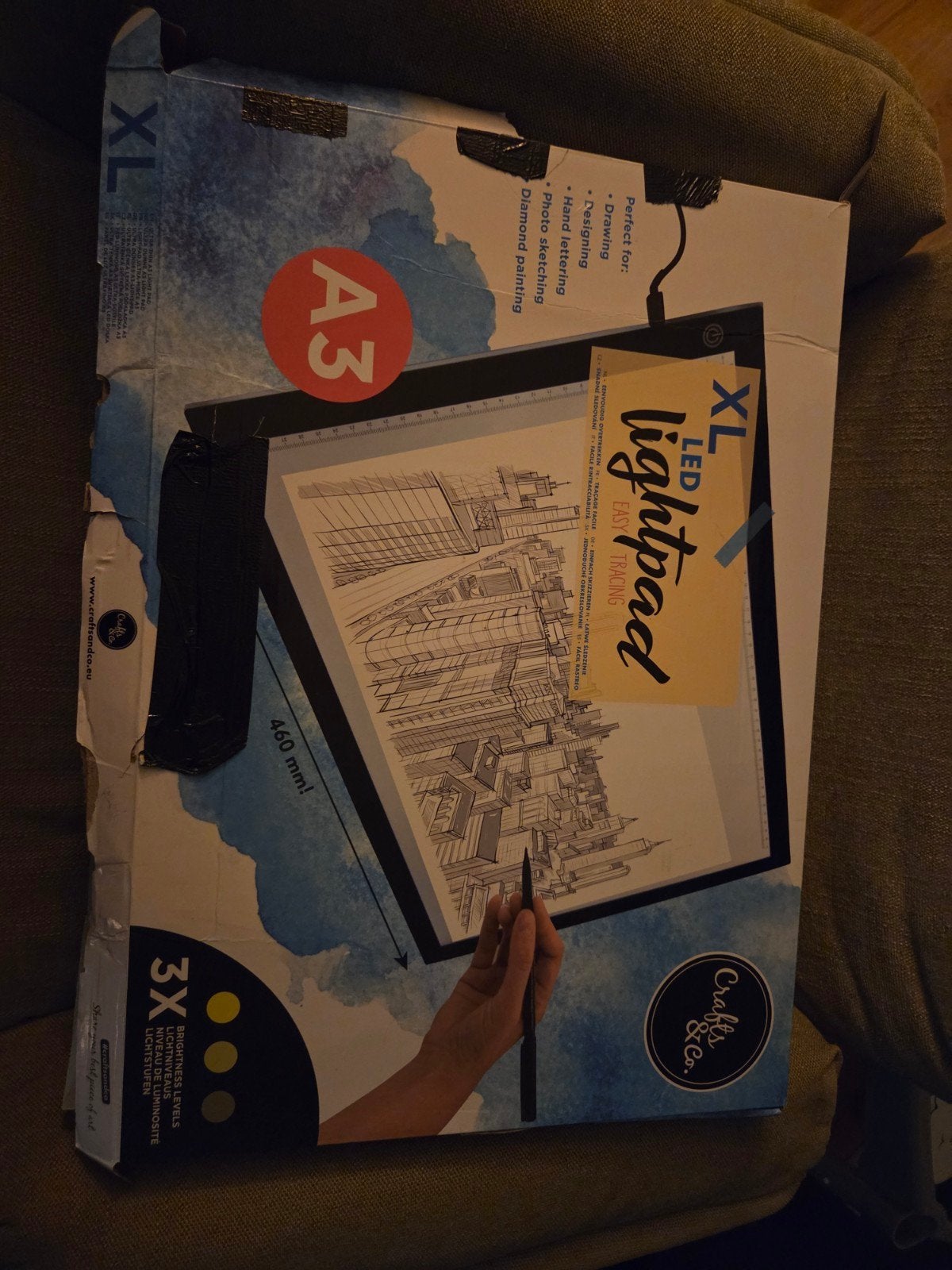 Xl led lightpad, Ophalen of Verzenden, Zo goed als nieuw