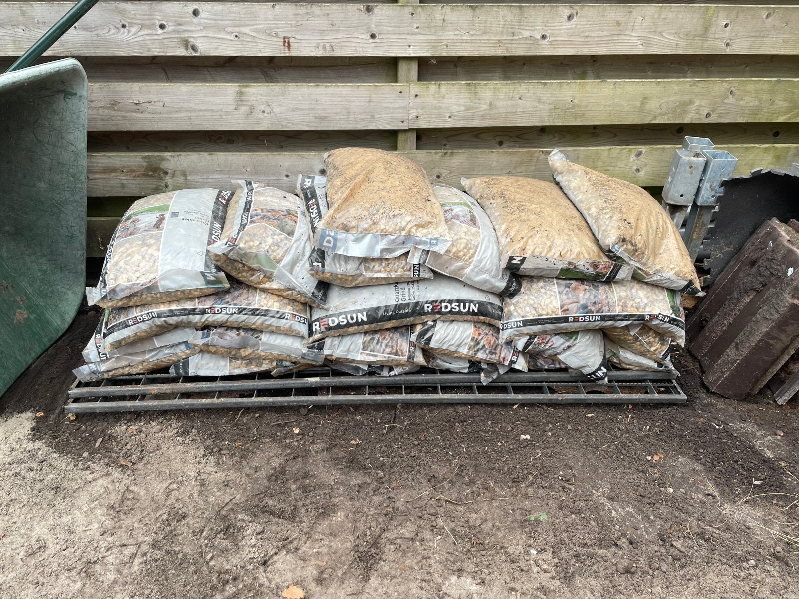 Redsun grind, 22 zakken., Tuin en Terras, Ophalen, Nieuw, Grind
