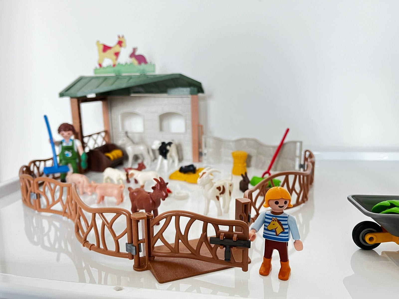 Playmobil boerderij/paardenstal aanvulling met dieren, Ophalen of Verzenden, Gebruikt, Jongen of Meisje