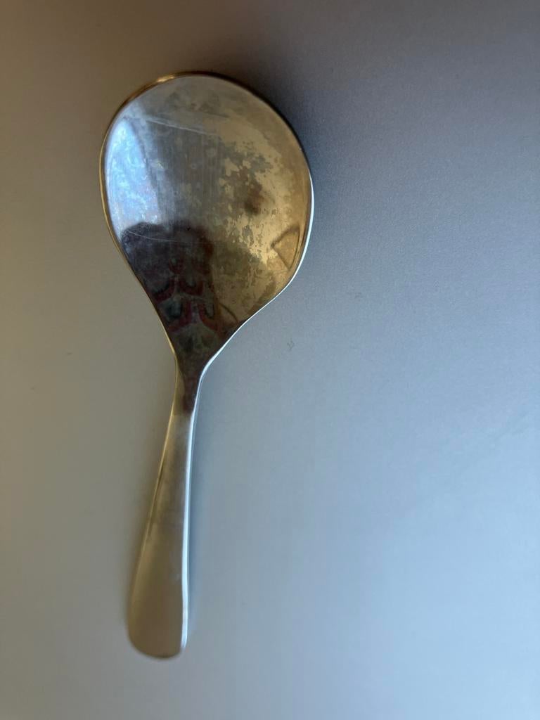 Zilverkleurige lepel met Hebreeuwse inscriptie (ElAl), Antiek en Kunst, Ophalen