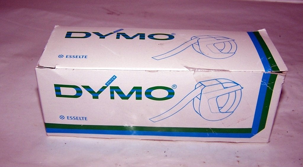 1 doos met 9 Dymo labelprintertapes. Nieuw., Computers en Software, Printerbenodigdheden, Ophalen of Verzenden, Nieuw, Printertape