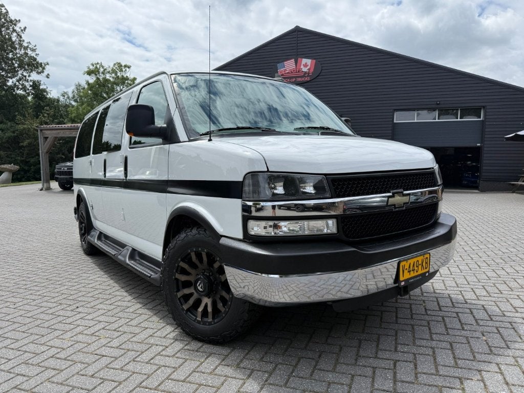 Chevrolet Express 2500 6.0L V8 Dubbel Cabine Bedrijfswagen, Auto's, Chevrolet, Automaat, Achterwielaandrijving, Overige carrosserieën