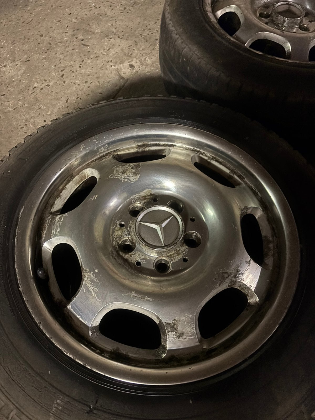 5x112 Mercedes w220 w140 s klasse 16 inch oldtimer chrome, Ophalen, Nieuw