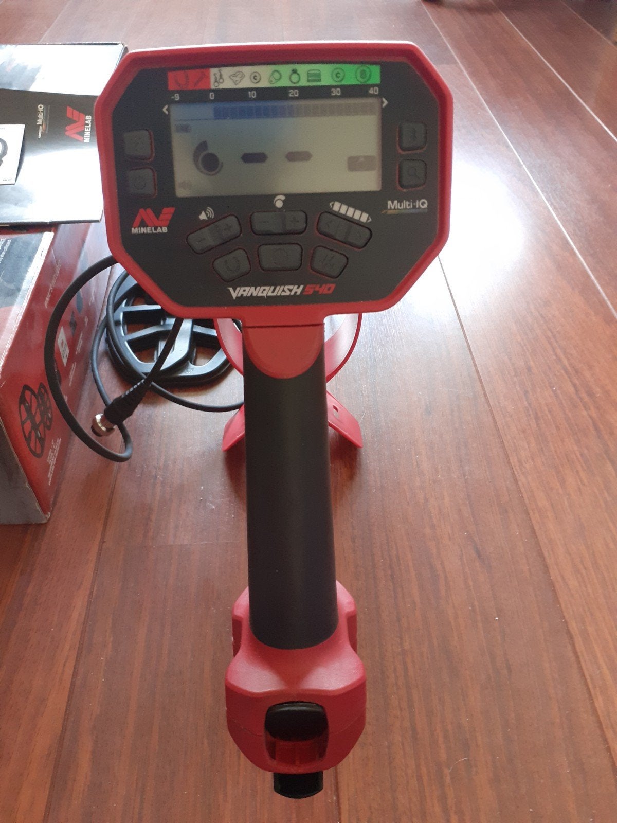 Minelab Vanquish 540 Metaaldetector 2 zoekschijven- Pro-Pack, Ophalen, Meer dan 30 cm, Zo goed als nieuw, Minelab