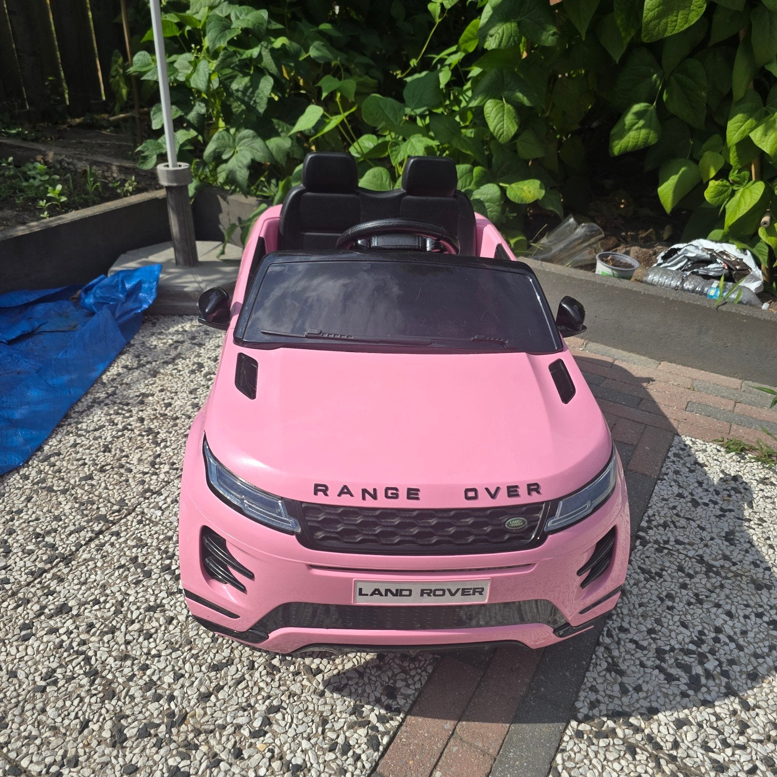 Roze Range Rover 12V kinderauto - Zo goed als nieuw, Ophalen, Zo goed als nieuw
