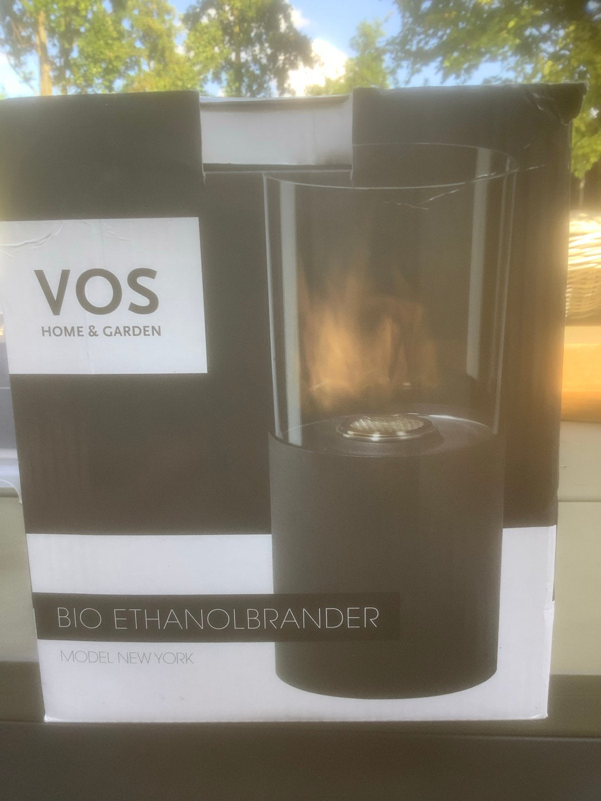 VOS Bio Ethanolbrander Model New York, Zwart, Nieuw, Ophalen of Verzenden, Modern