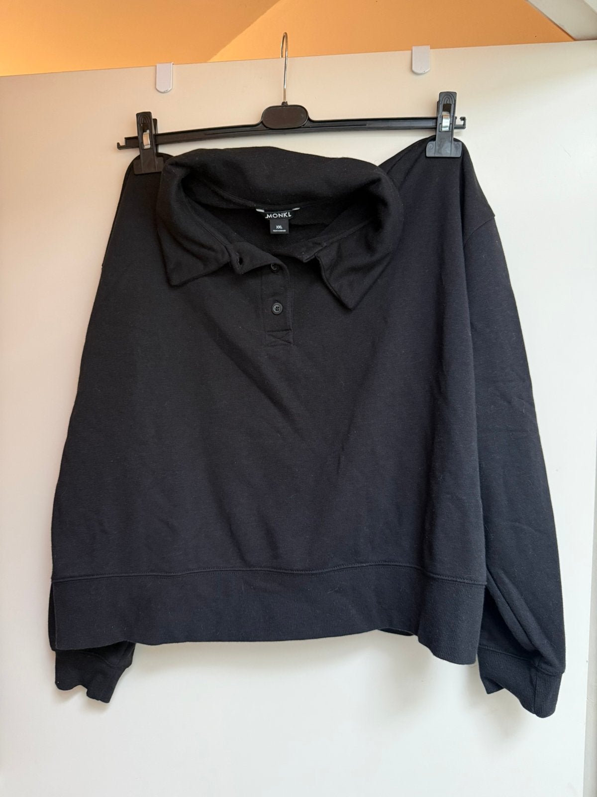 Monki zwarte trui truitje sweater xxl zgan, Ophalen of Verzenden, Zo goed als nieuw, Zwart, Trui of Vest