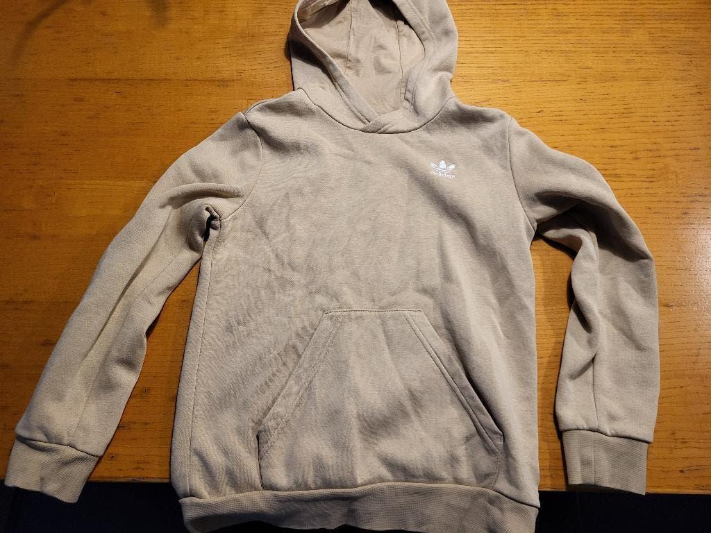 Adidas hoodie trui meisjes - maat 140, Ophalen of Verzenden, Zo goed als nieuw, Maat 140