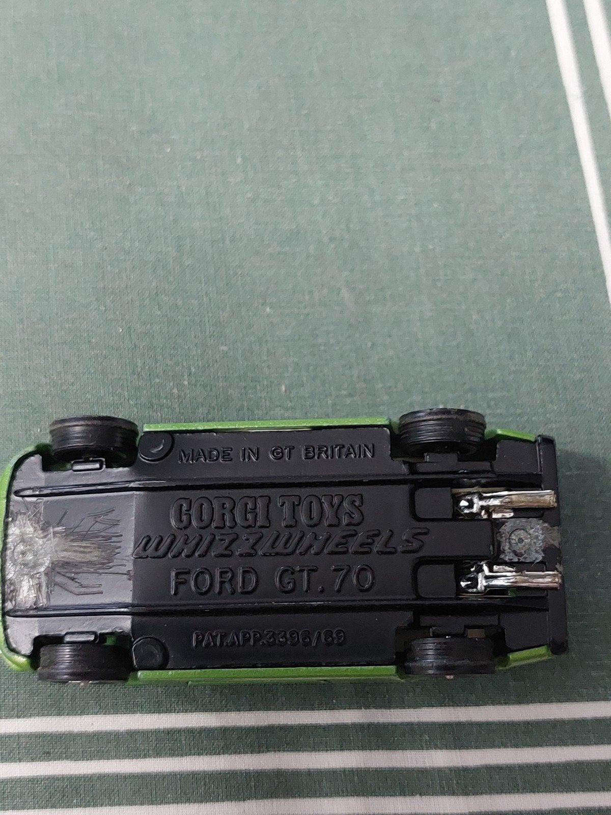 Corgi Toys Whizzwheels Ford GT.70 - Groen Diecast Model, Ophalen of Verzenden