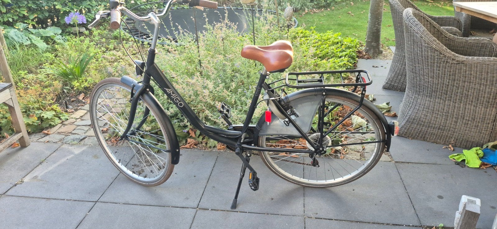 Amigo dames fiets 28 inch, Gebruikt, Velgrem, Versnellingen, 50 tot 53 cm