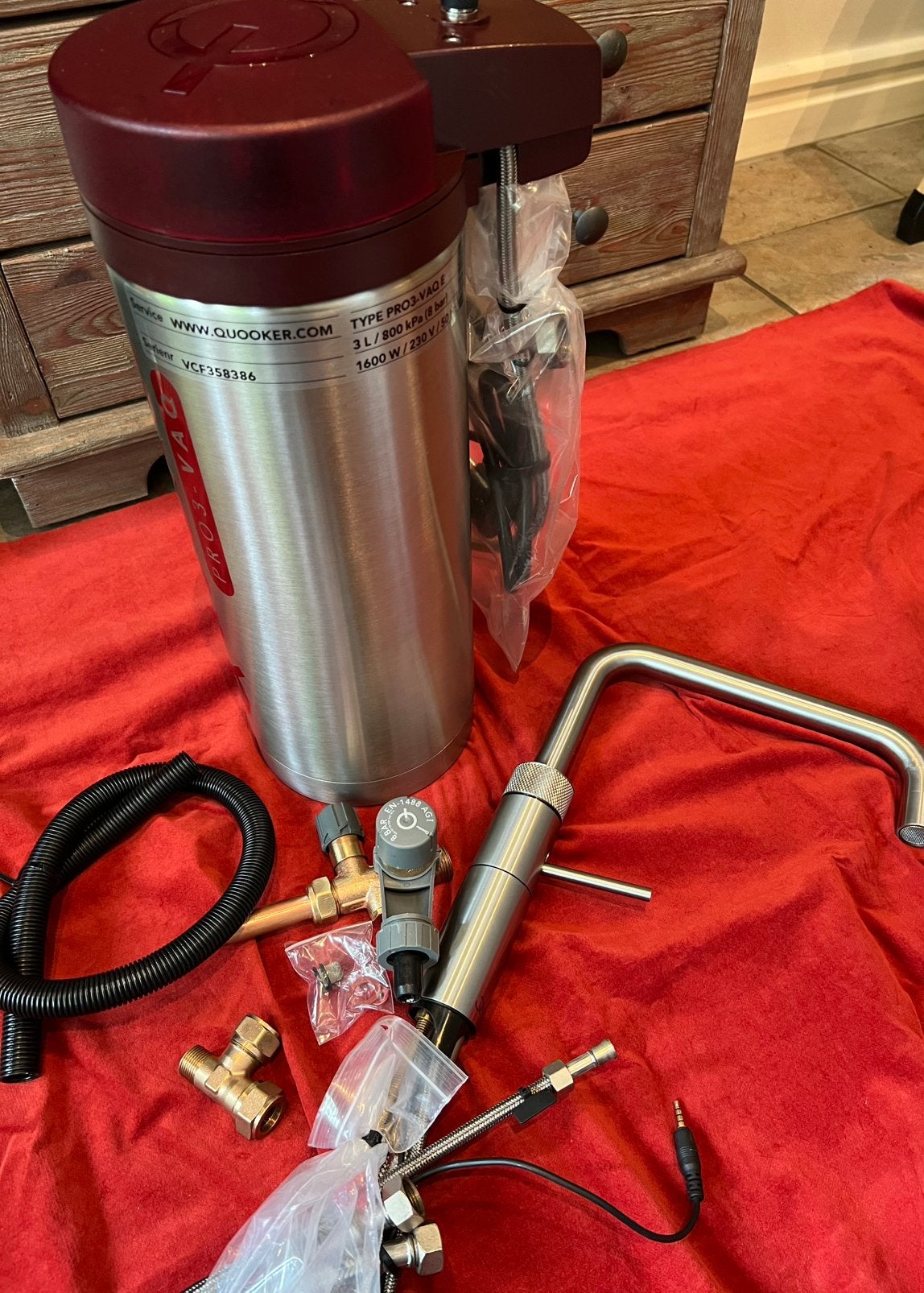 Quooker Pro3 vaq E Fusion Square RVS, Ophalen of Verzenden, Metaal, Overige merken, Overige typen