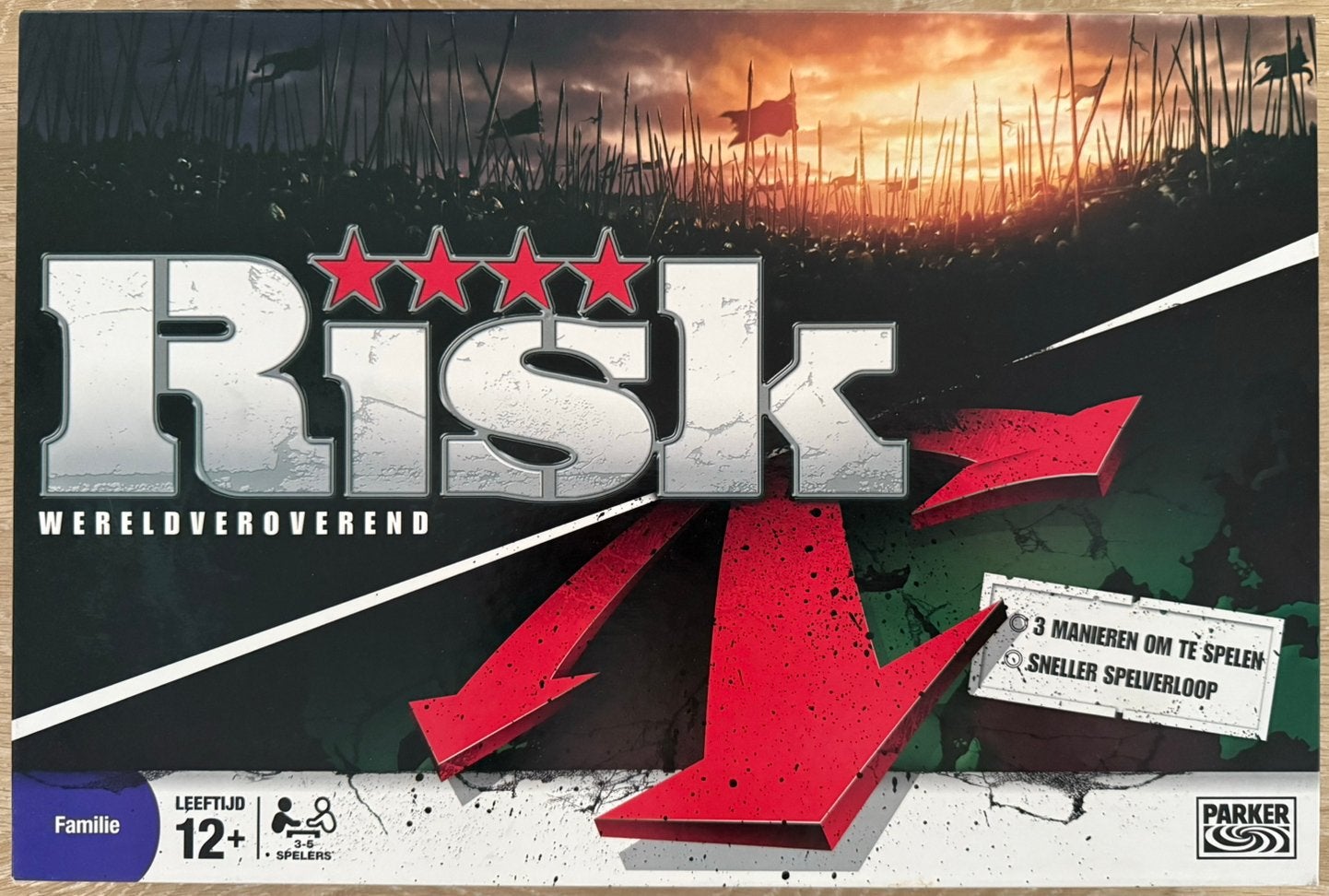 Risk bordspel, wereldverovernd, Hobby en Vrije tijd, Gezelschapsspellen | Bordspellen, Vijf spelers of meer, Ophalen, Nieuw