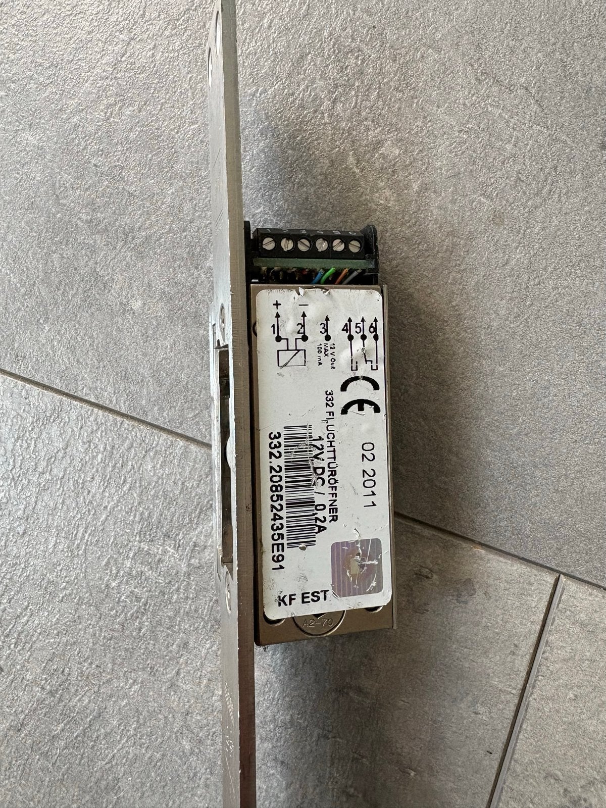 ASSA ABLOY 12V ontgrendeld elektrisch slot, Ophalen of Verzenden, Gebruikt, Overige typen