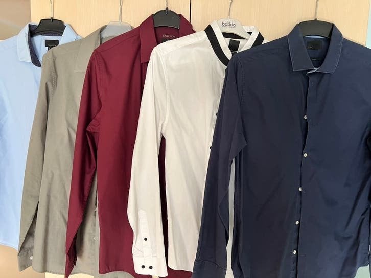Partij 31 stuks oa Boss, Tommy Hilfiger, Zara, H&M, Puma, Ophalen, Gedragen, Maat 52/54 (L), Overige kleuren