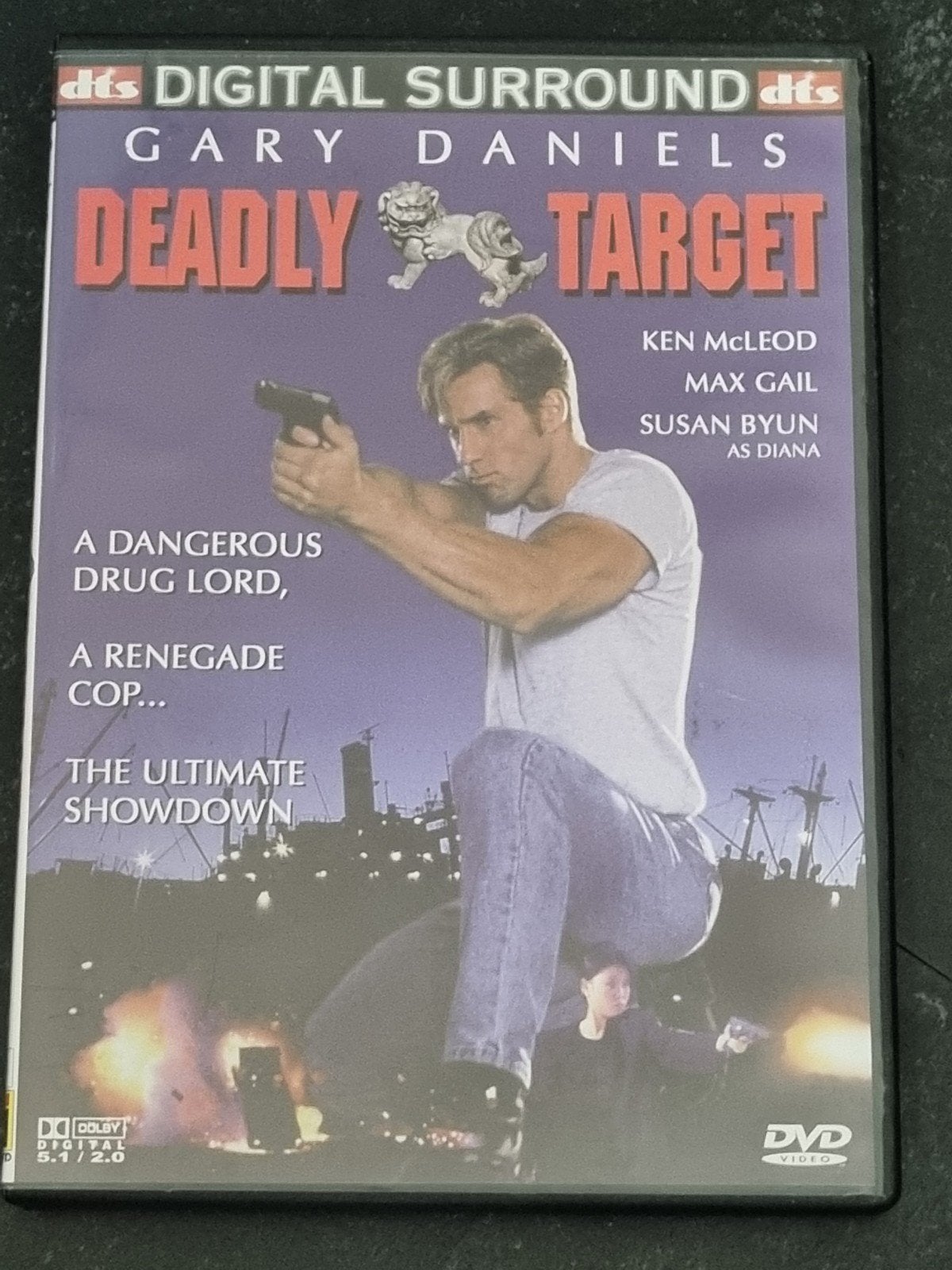 Deadly Target DVD - Actiethriller met Gary Daniels, Vanaf 16 jaar, Actiethriller, Ophalen of Verzenden, Inclusief doosje