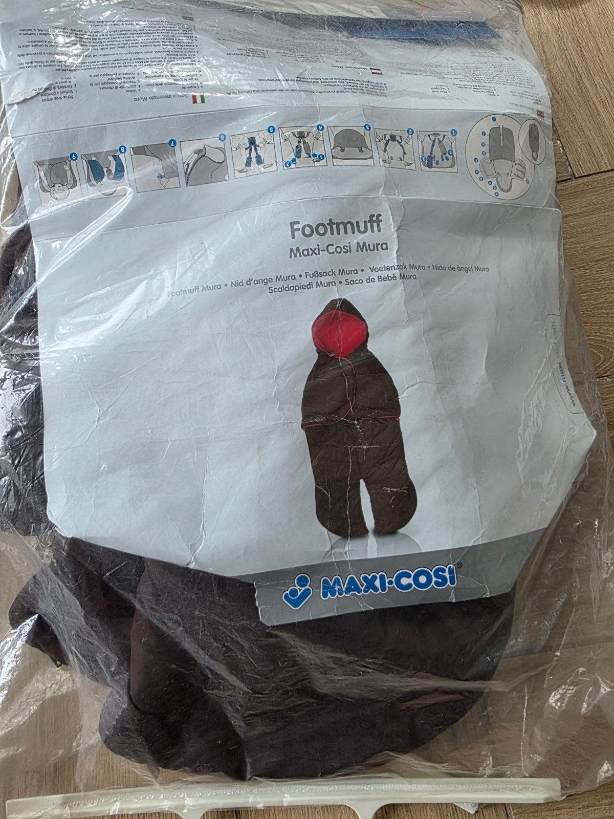 Maxi-Cosi Mura Voetenzak - Bruin, Kinderen en Baby's, Ophalen of Verzenden, Zo goed als nieuw, Kinderwagen, Maxi-Cosi