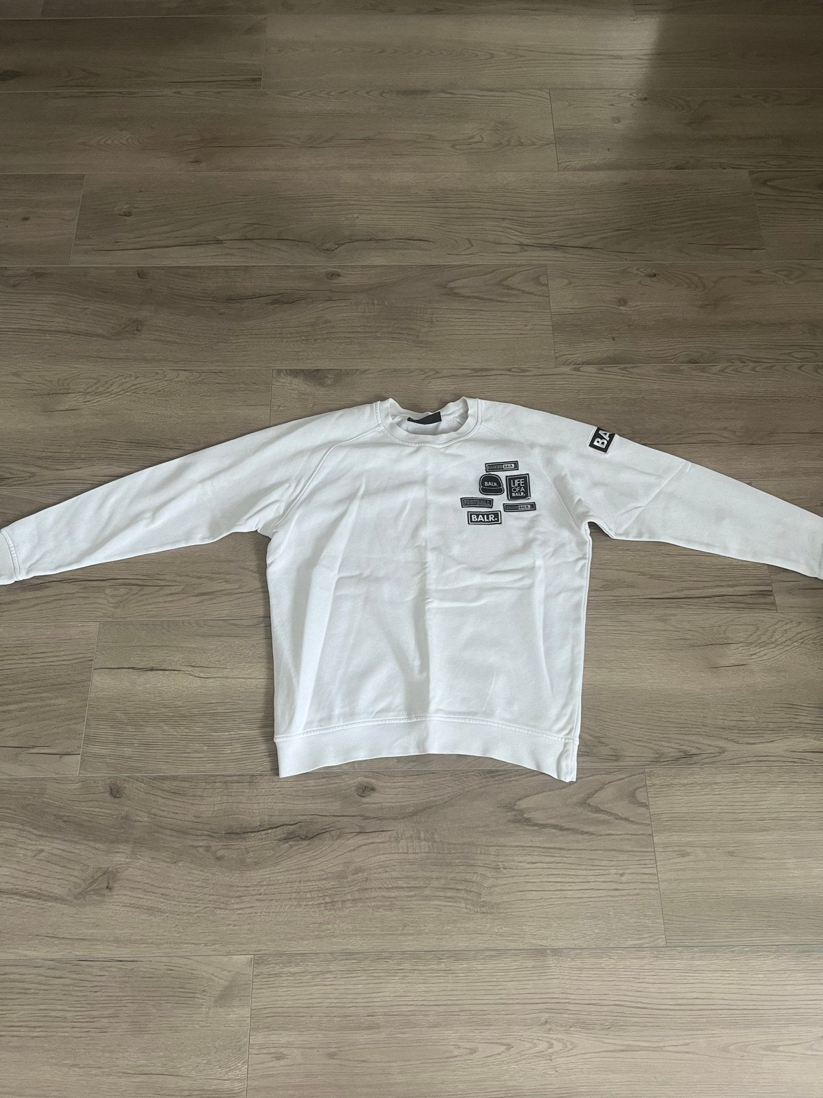 BALR. Trui Heren Wit Maat M, Ophalen of Verzenden, Gedragen, Maat 48/50 (M), Wit
