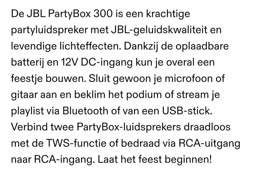 Foto 5 van JBL Partybox 300