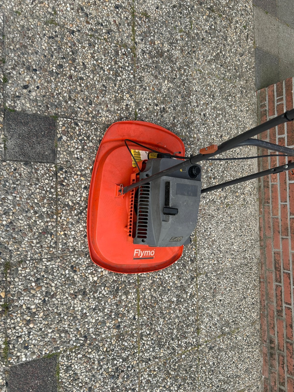 Flymo l470 benzine zweefmaaier, Ophalen, Gebruikt