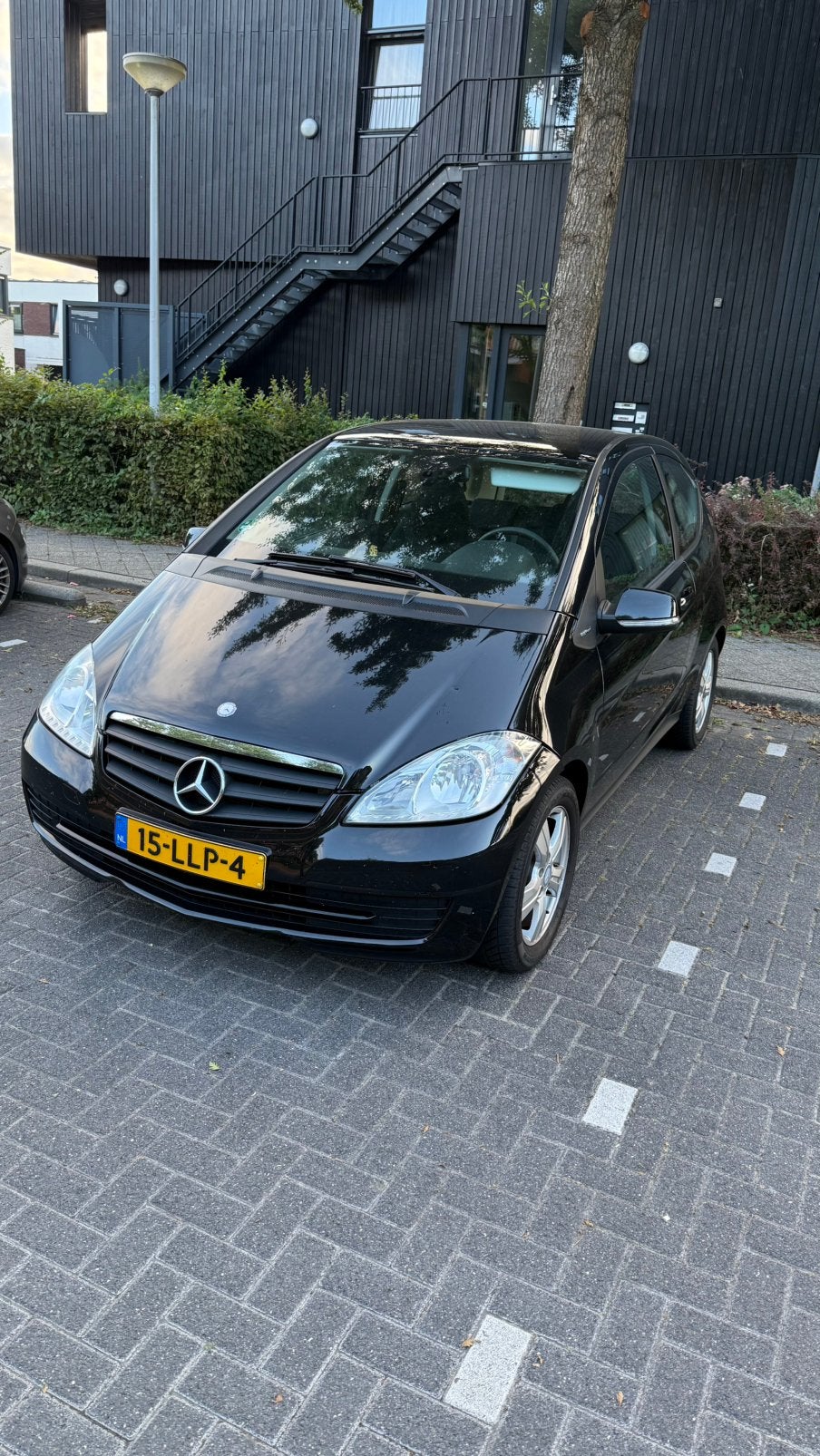 Mercedes-Benz A-Klasse 1.5 A160 3DRS 2010 Zwart Carplay, Auto's, Voorwielaandrijving, Euro 5, Stof, 1498 cc