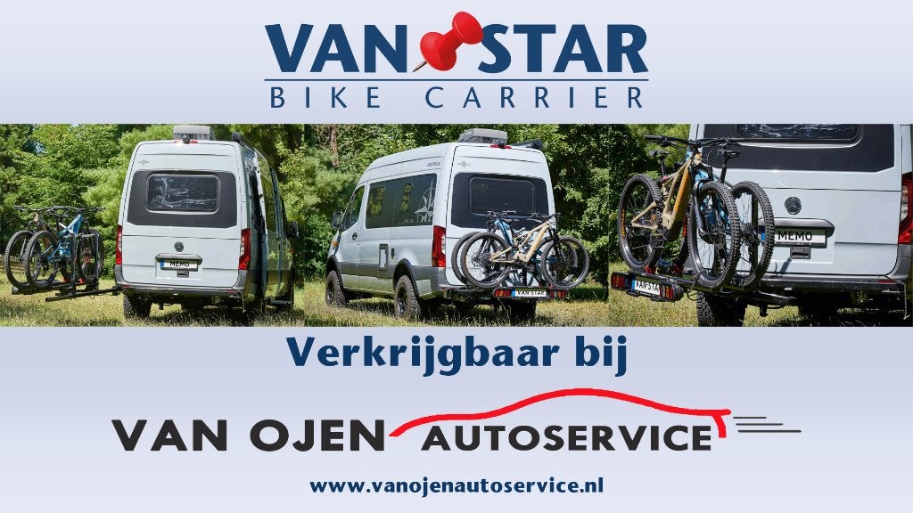 Memo Van-Star ECross wegdraaibare fietsendrager Ducato NIEUW, Ophalen, Nieuw