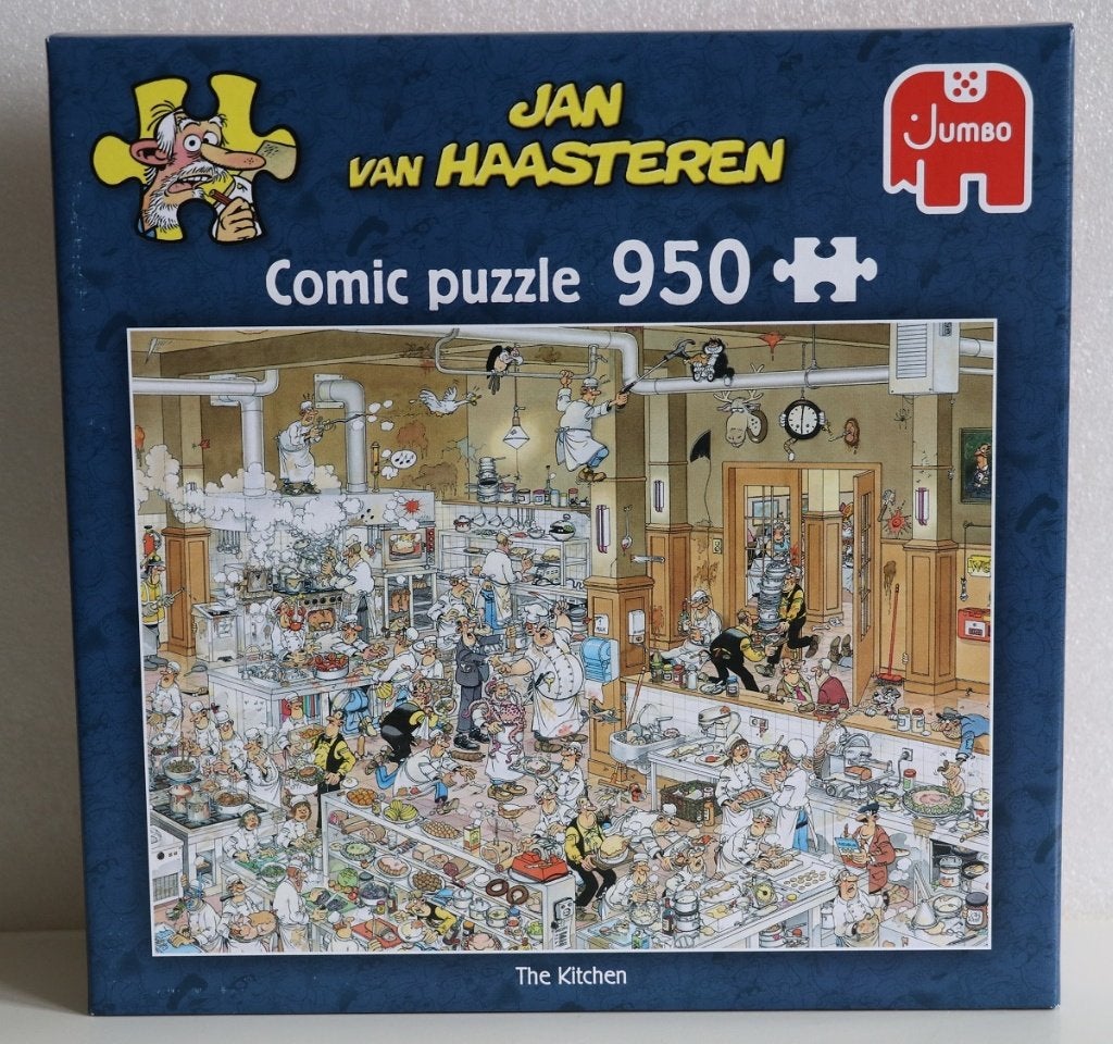 Jan van Haasteren Jumbo legpuzzel 950 stukjes: De keuken, Ophalen of Verzenden, 500 t/m 1500 stukjes, Nieuw, Legpuzzel