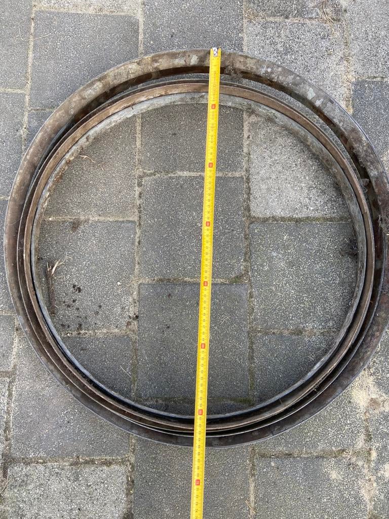 6 ringen voor wijnvat, regenton., 150 liter of meer, Ophalen, Gebruikt, Metaal