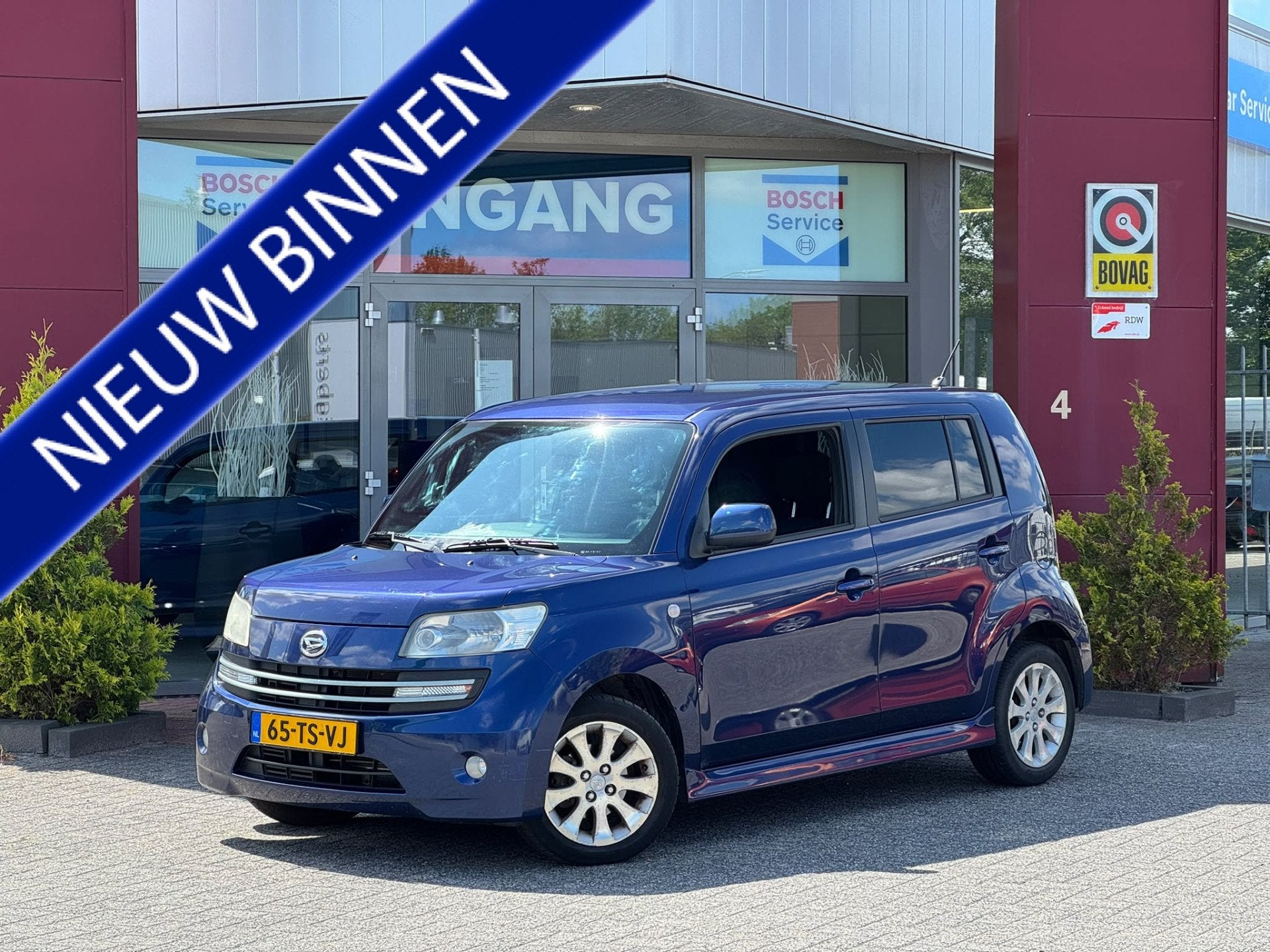 Daihatsu Materia 1.5 Soul (bj 2007, automaat), Auto's, Daihatsu, 1025 kg, Stof, Zwart, Blauw