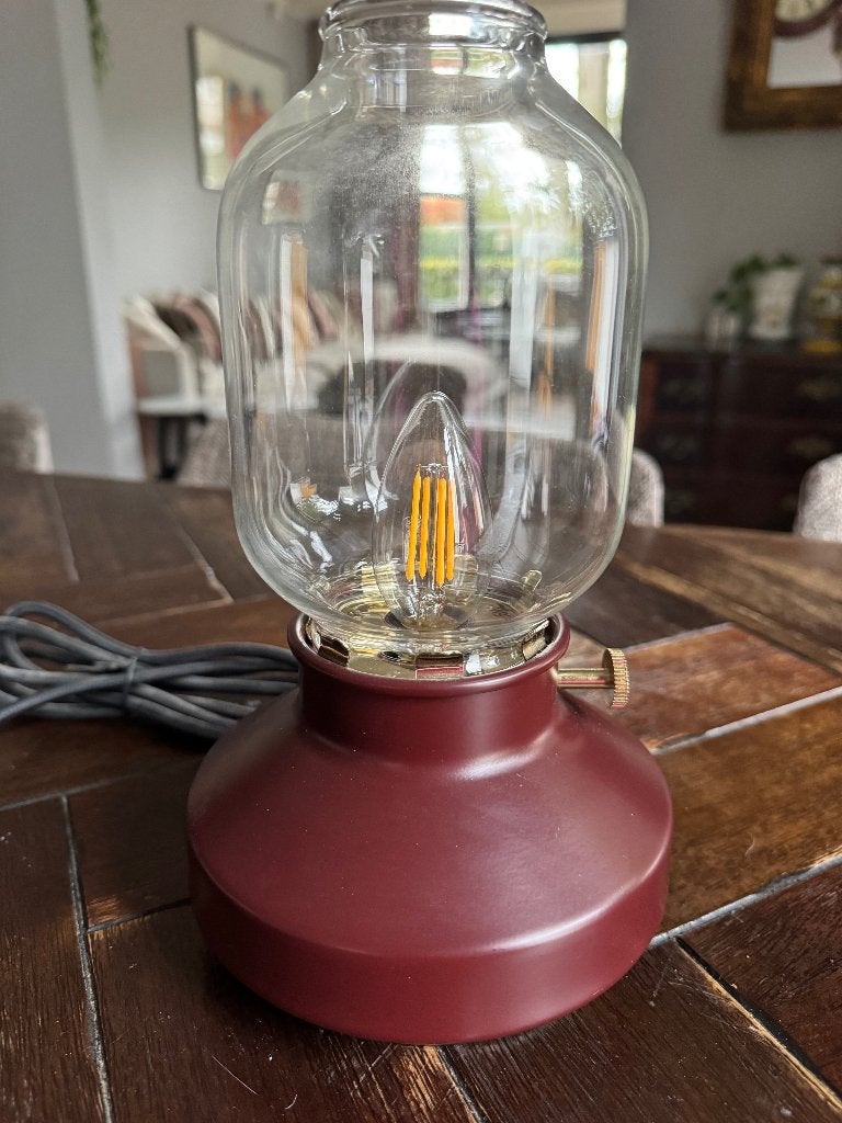 2 x IKEA TÄRNABY Bordeauxrood – NIEUW, Ophalen, Nieuw, Rood, Glas