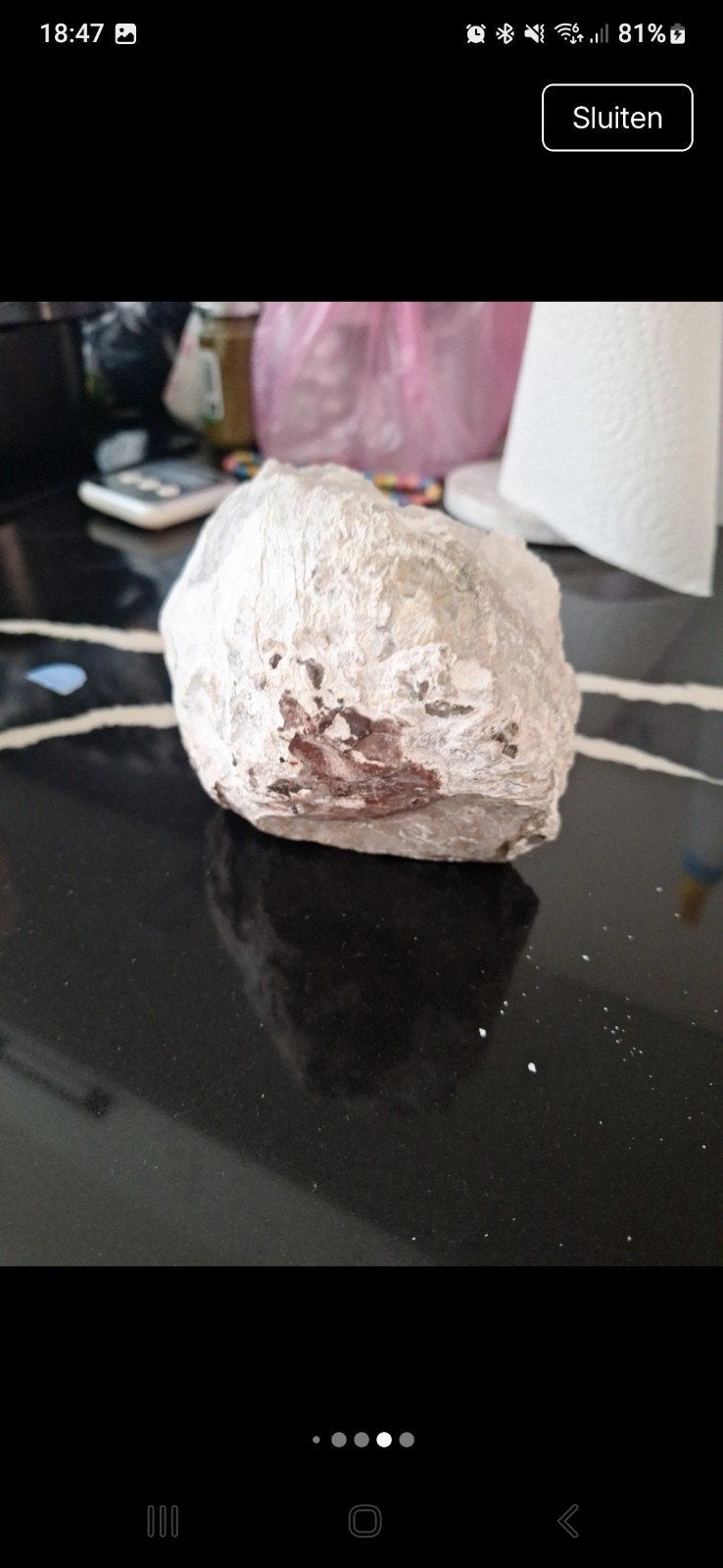 Ruwe bergkristal 1.5 kg, Ophalen of Verzenden, Mineraal