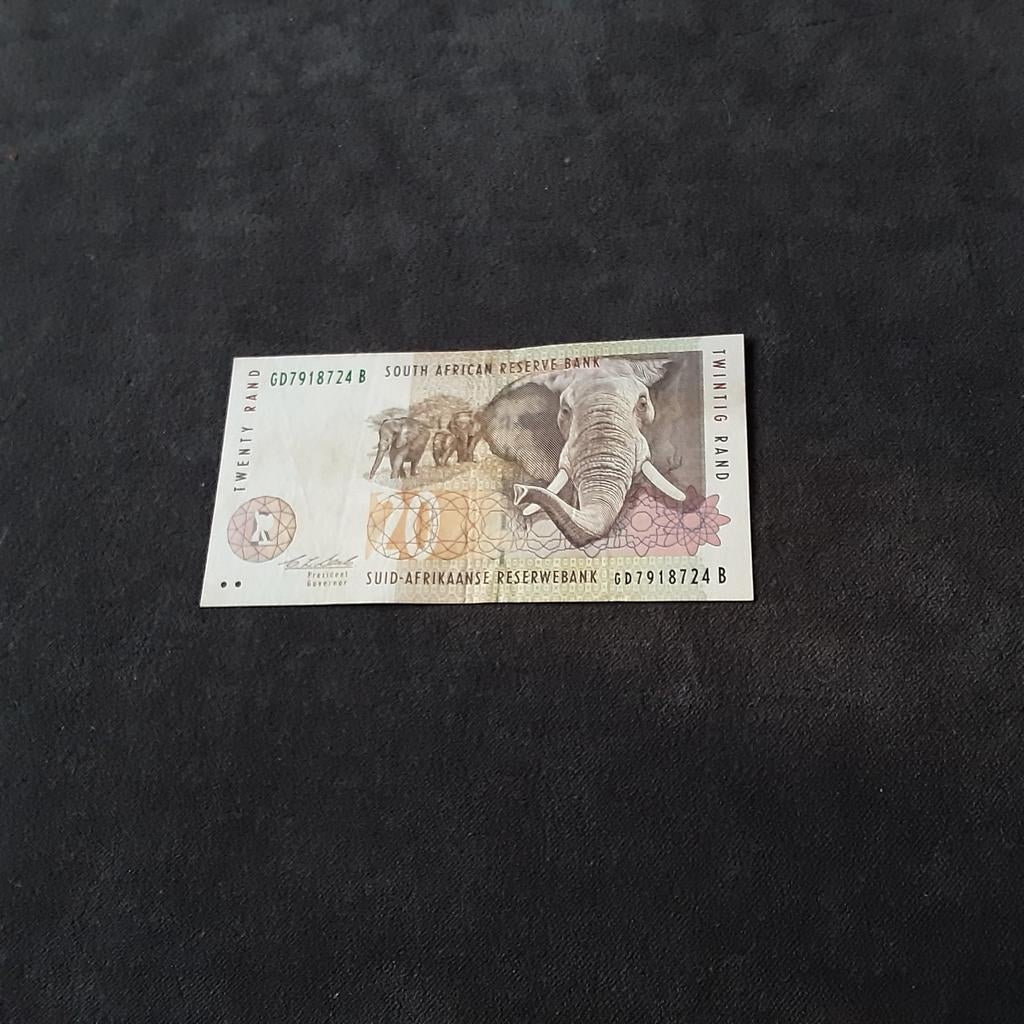 20 Rand Zuid-Afrika gebruik, Ophalen of Verzenden, Zuid-Afrika
