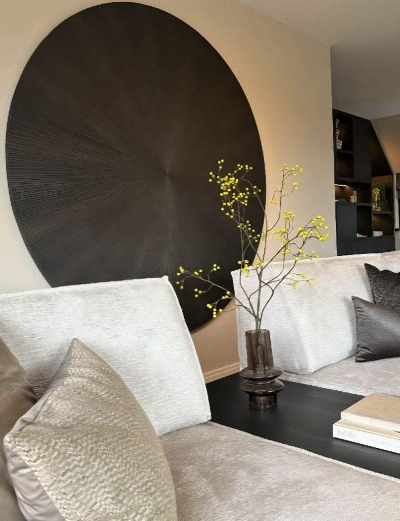 PTMD Wandschaal Zapp 180x3x180 cm, Ophalen, 180 cm, Hout, Meerkleurig