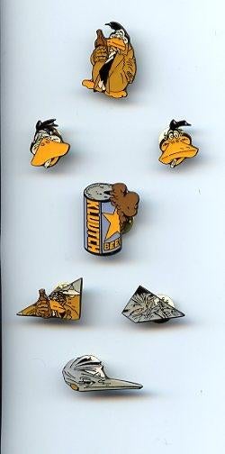 Sokal - Canardo - Complete set van 7 pins - Nieuw, Boeken, Stripboeken, Nieuw, Complete serie of reeks, Ophalen of Verzenden