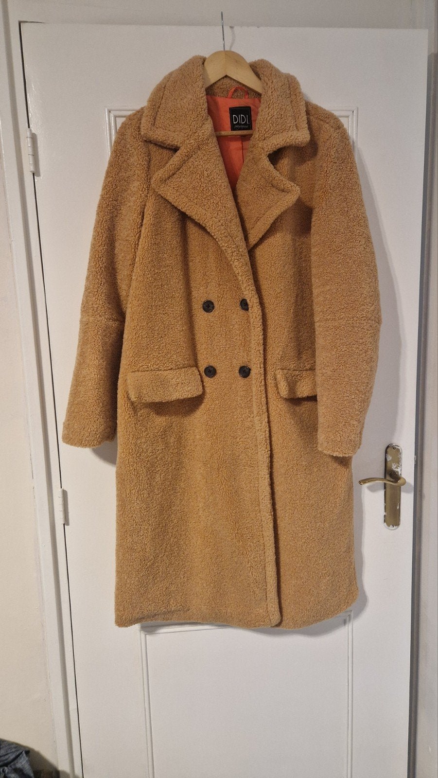 Nieuwe lange bontjas van DIDI, maat L, Bruin, Maat 42/44 (L), Nieuw, DIDI
