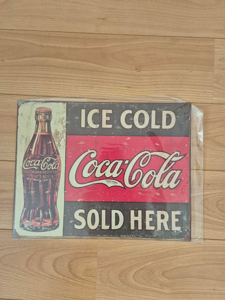 Reclamebord Coca Cola, Ophalen of Verzenden