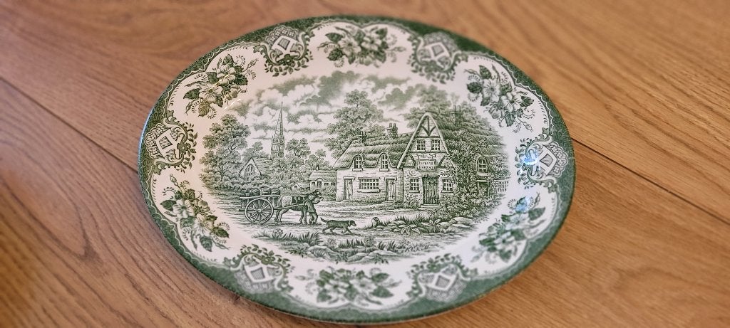 Ovalen Schaal  “Old Inns Series”, Ophalen, Zo goed als nieuw, Overige stijlen, Schaal of Schalen