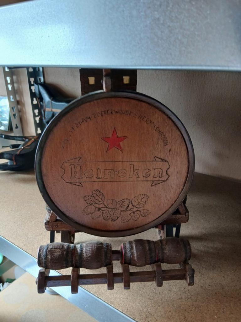 Heineken paard en wagen handgemaakt, Verzamelen, Biermerken, Ophalen, Viltje(s), Heineken