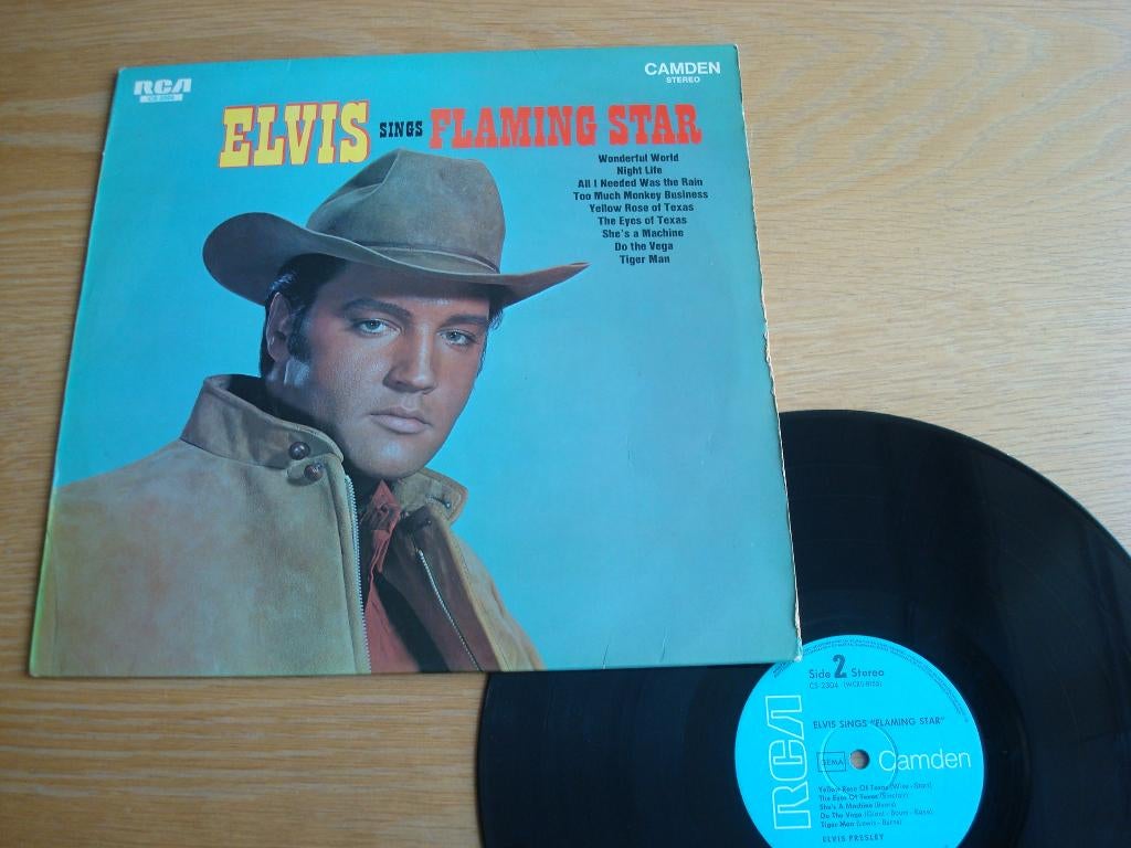 Lp Elvis Presley Flaming Star, Ophalen of Verzenden, Zo goed als nieuw, 12 inch