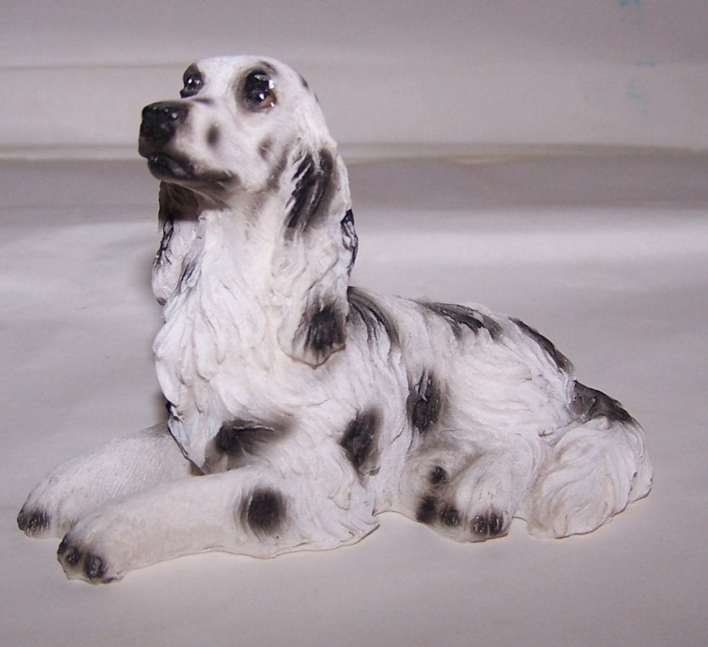 Prachtig keramisch beeldje Engelse Setter. Setter Mode. Nwst, Verzamelen, Ophalen of Verzenden, Zo goed als nieuw, Dier