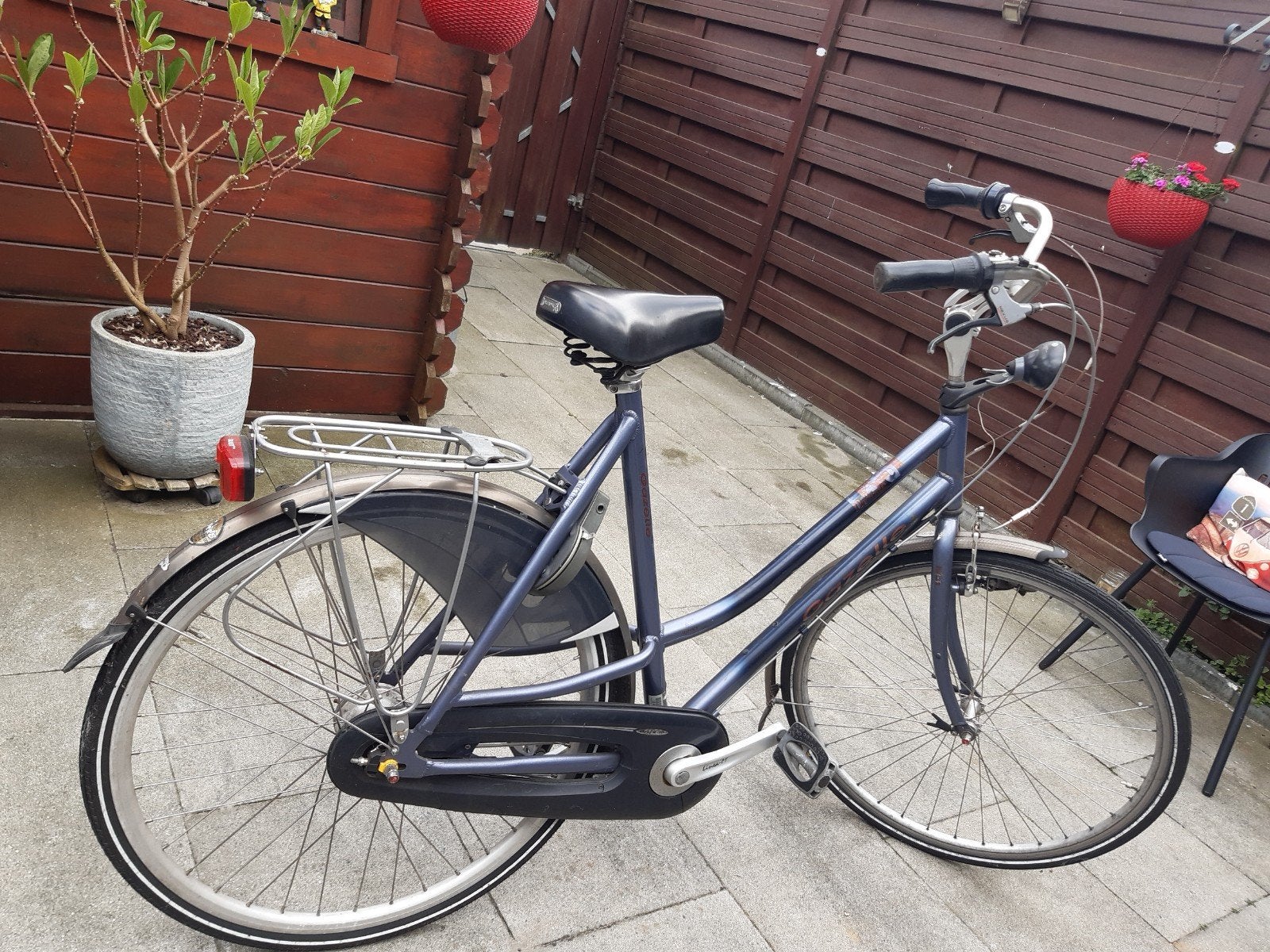 Gazelle Orange damesfiets - Gebruikt, Fietsen en Brommers, Fietsen | Dames | Damesfietsen, Terugtraprem, Versnellingen, Ophalen of Verzenden