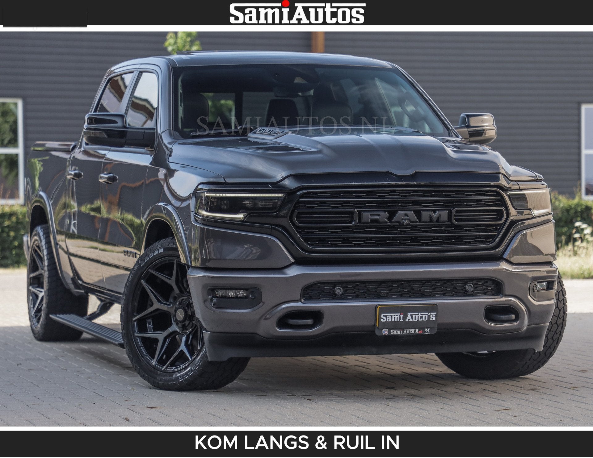 Dodge Ram LIMITED 5.7 V8 402PK | HUD | 4PL WHEELS | LUCHTVER, Auto's, Dodge, Automaat, Dealer onderhouden, Gebruikt, 5654 cc