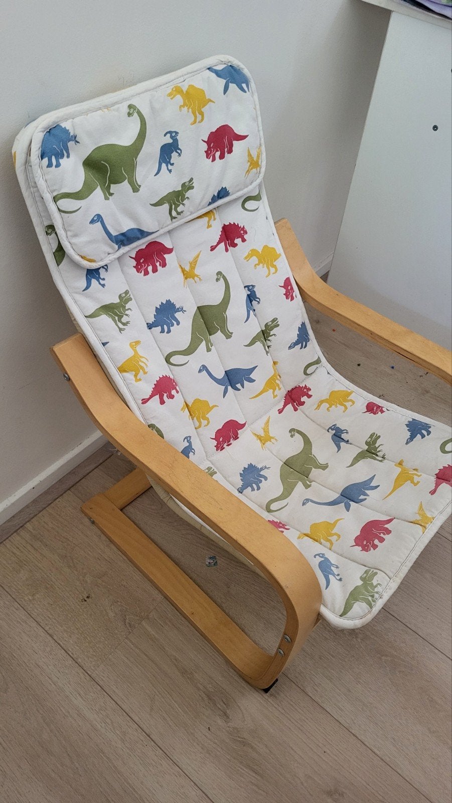 Ikea kinderstoel met Dino hoes, Ophalen, Gebruikt, Overige typen