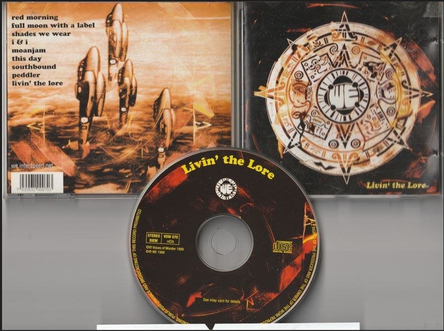 We - Livin' The Lore, Cd's en Dvd's, Cd's | Rock, Ophalen of Verzenden, Zo goed als nieuw, Psychedelic Rock