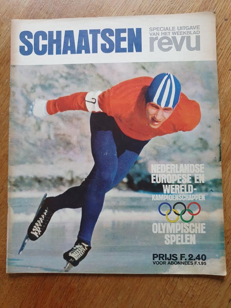 Schaatsen, Gelezen, Wintersport, Ed van Opzeeland, Ophalen of Verzenden