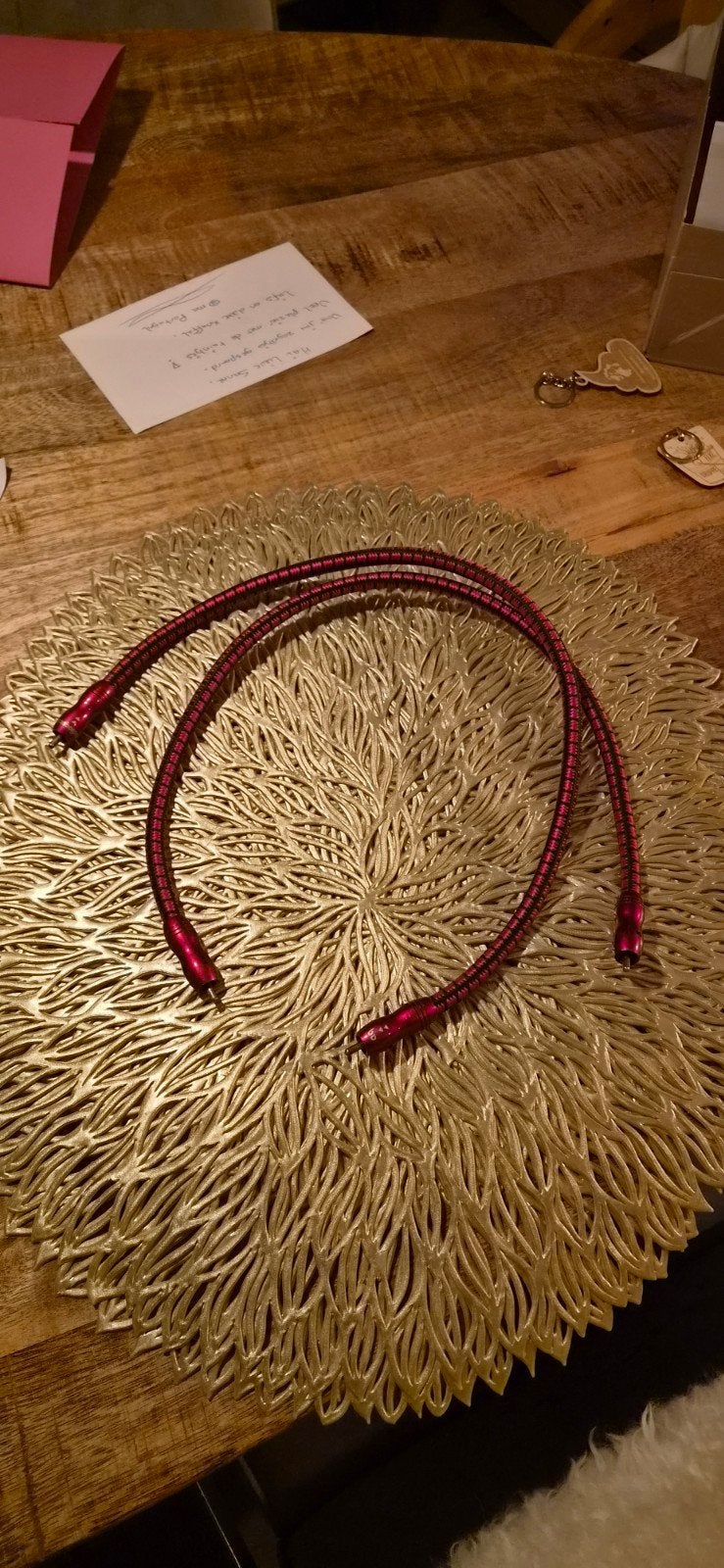 AudioQuest Interlink kabel 50cm (set van 2), Ophalen of Verzenden, Gebruikt, Minder dan 2 meter, Interlink-kabel