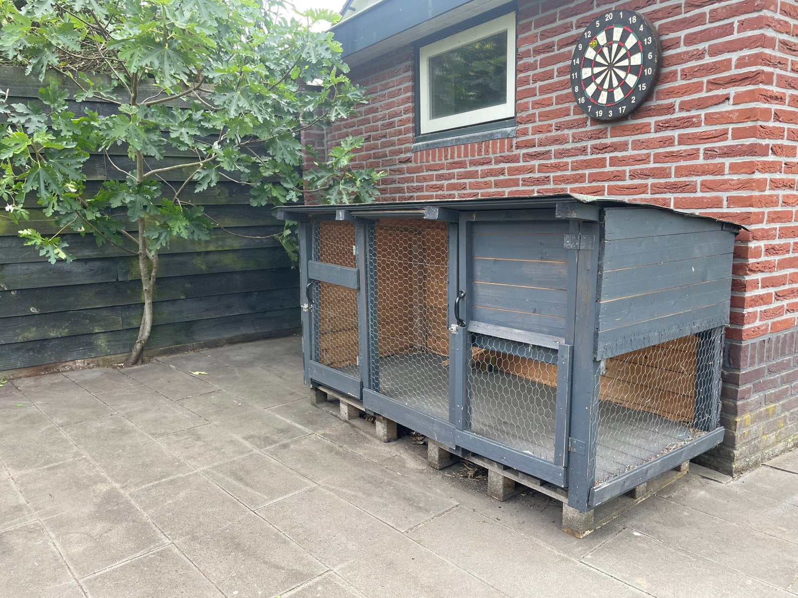 Groot konijnenhok te koop (zelfgemaakt), teab!, Ophalen, 110 cm of meer, Nieuw, 90 cm of meer